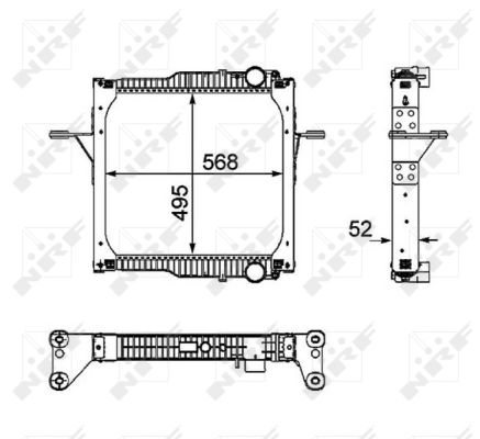 Radiador NRF 58403