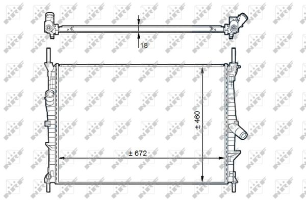 Radiador NRF 58441