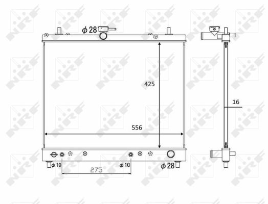 Radiador NRF 58446