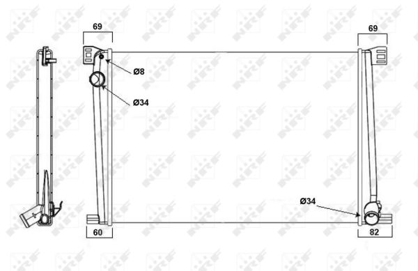 Radiador NRF 58472A