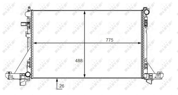 Radiador NRF 58481