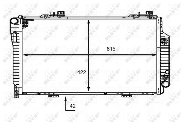 Radiador NRF 58483