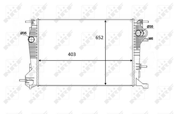 Radiador NRF 58488