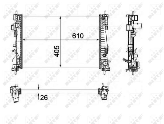 Radiador NRF 58492