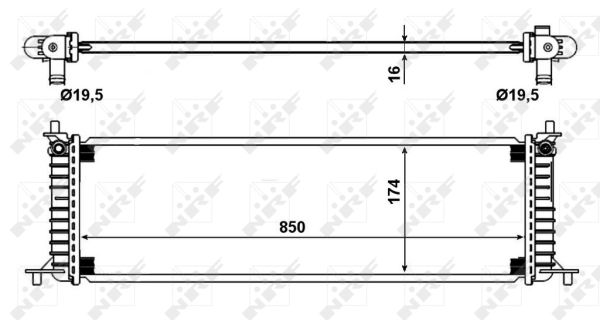 Radiador NRF 58790