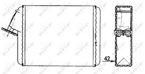 Intercambiador de calor NRF 58840