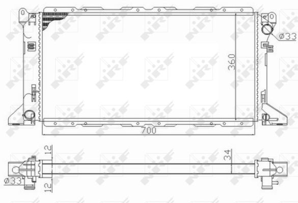 Radiador NRF 59013