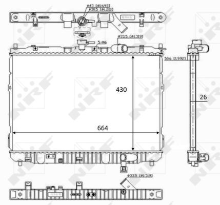 Radiador NRF 59046