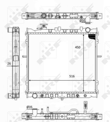 Radiador NRF 59049