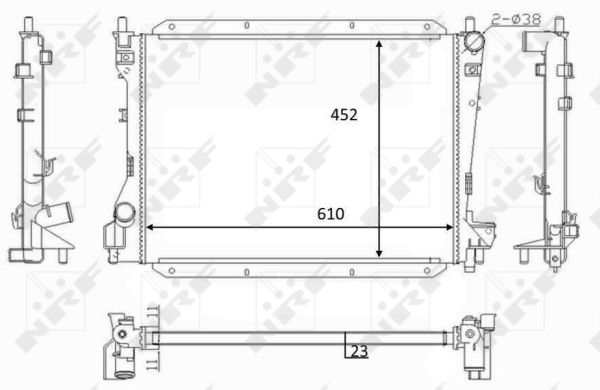 Radiador NRF 59050