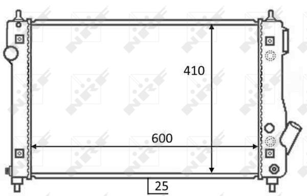 Radiador NRF 59054