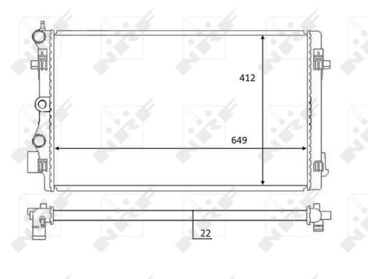 Radiador NRF 59056