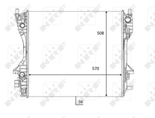 Radiador NRF 59060