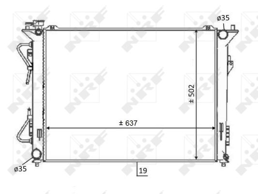 Radiador NRF 59064