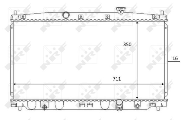 Radiador NRF 59066