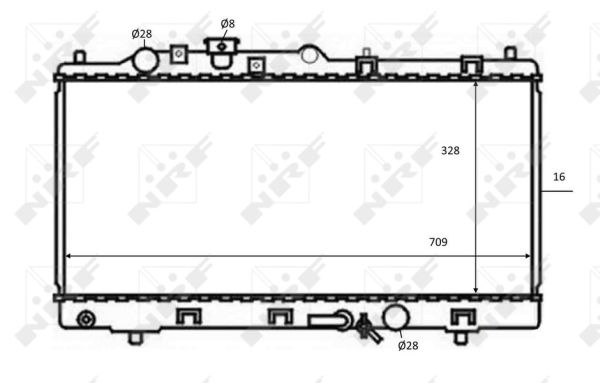 Radiador NRF 59075