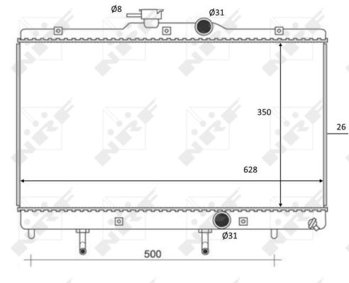 Radiador NRF 59078