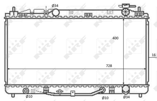 Radiador NRF 59079