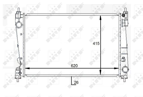 Radiador NRF 59084