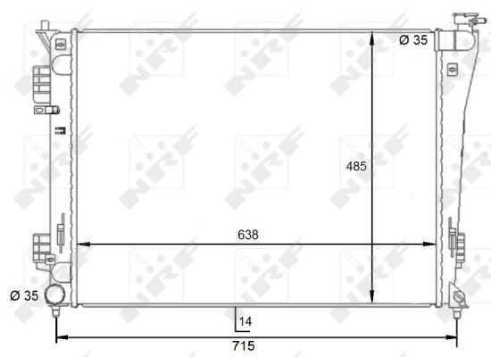 Radiador NRF 59092