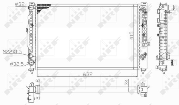 Radiador NRF 59101