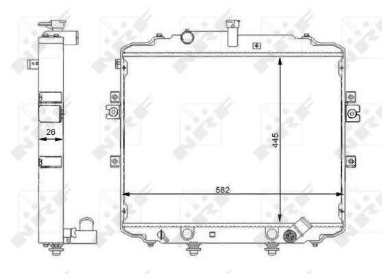 Radiador NRF 59107