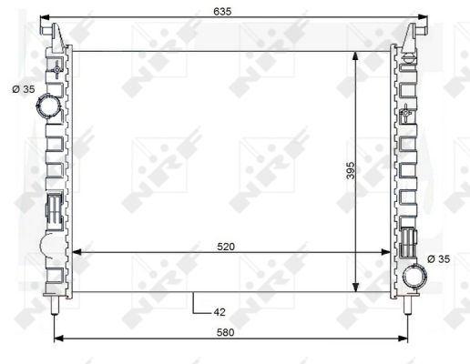 Radiador NRF 59120