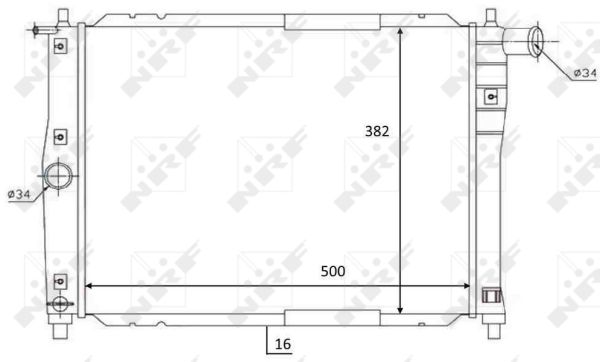 Radiador NRF 59122