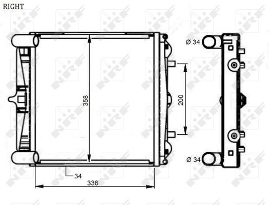 Radiador NRF 59131