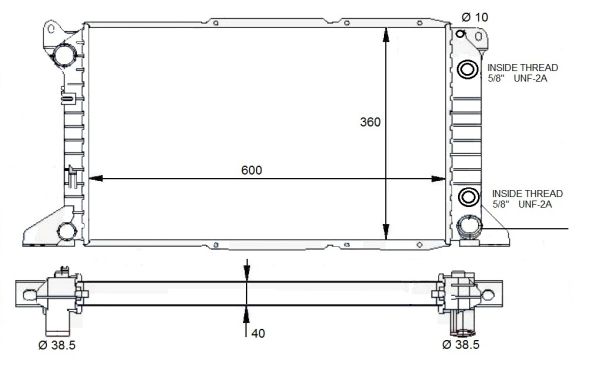 Radiador NRF 59132