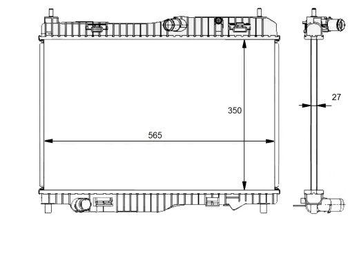 Radiador NRF 59134