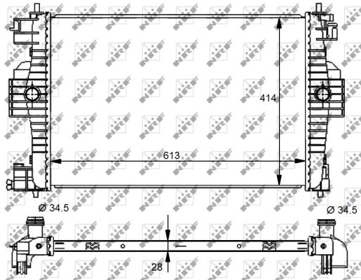 Radiador NRF 59139