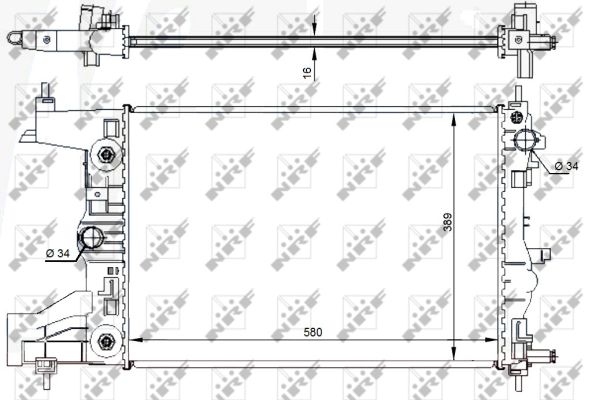 Radiador NRF 59144