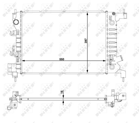 Radiador NRF 59149