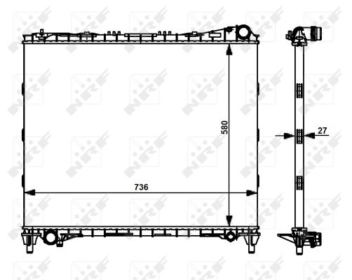 Radiador NRF 59174