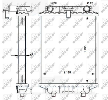 Radiador NRF 59183