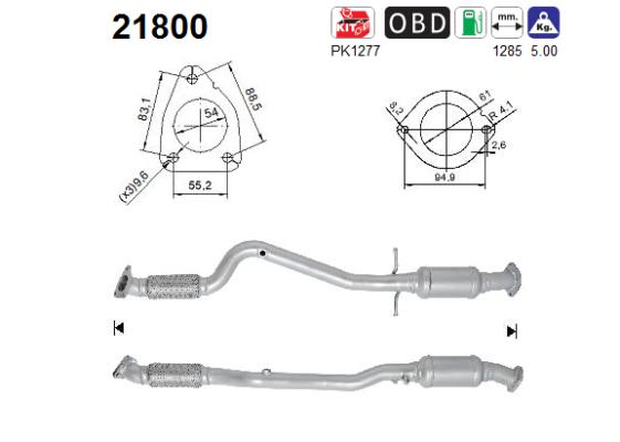 Catalizador AS 21800