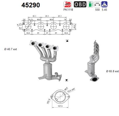 Catalizador AS 45290