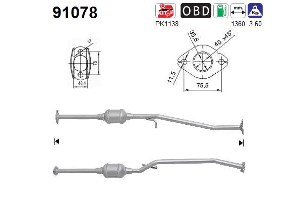 Catalizador AS 91078