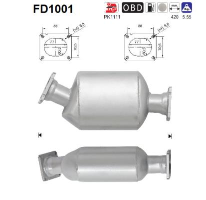 Filtro de particulas AS FD1001