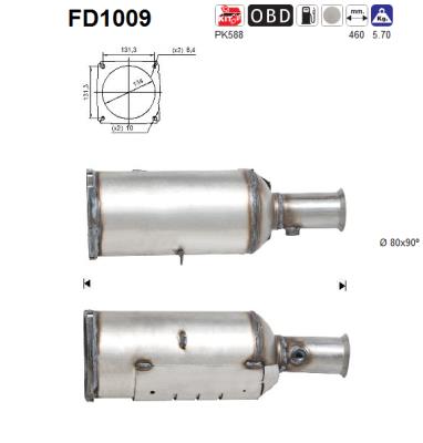 Filtro de particulas AS FD1009