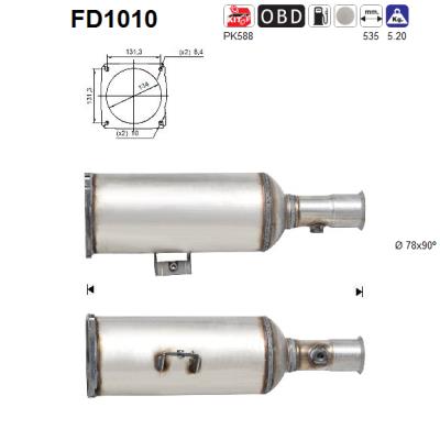 Filtro de particulas AS FD1010