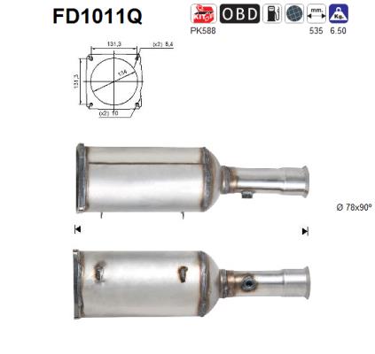 Filtro de particulas AS FD1011Q