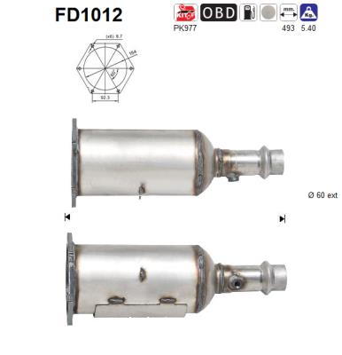 Filtro de particulas AS FD1012