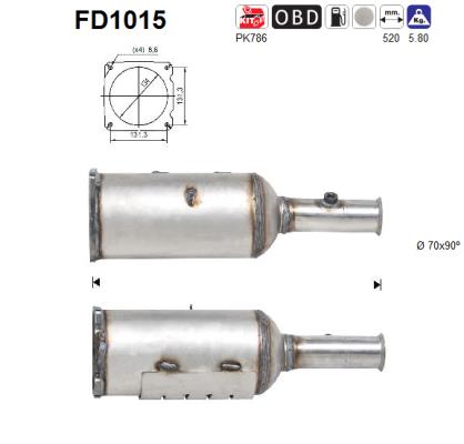 Filtro de particulas AS FD1015