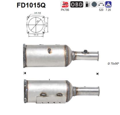 Filtro de particulas AS FD1015Q