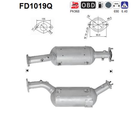 Filtro de particulas AS FD1019Q