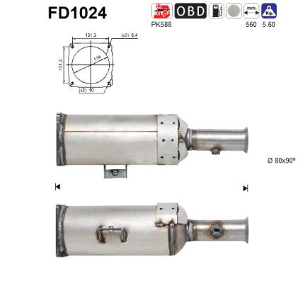 Filtro de particulas AS FD1024