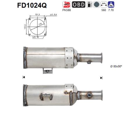 Filtro de particulas AS FD1024Q