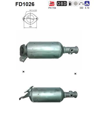 Filtro de particulas AS FD1026